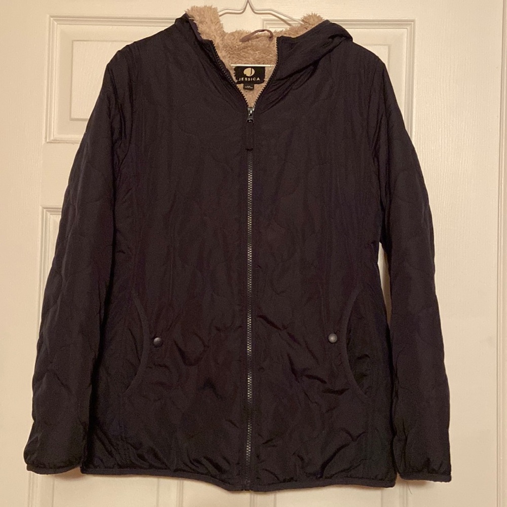 Quilted girls jacket